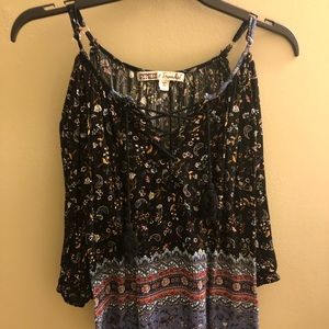 Off the shoulder long sleeve